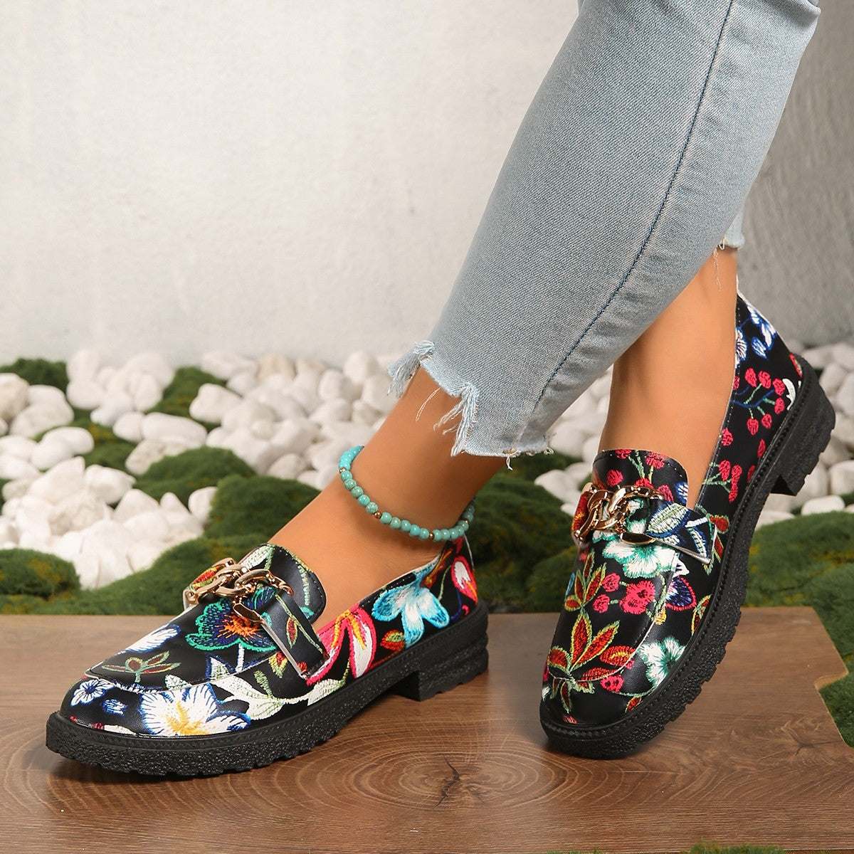 Camille Bold Multicolor Loafers