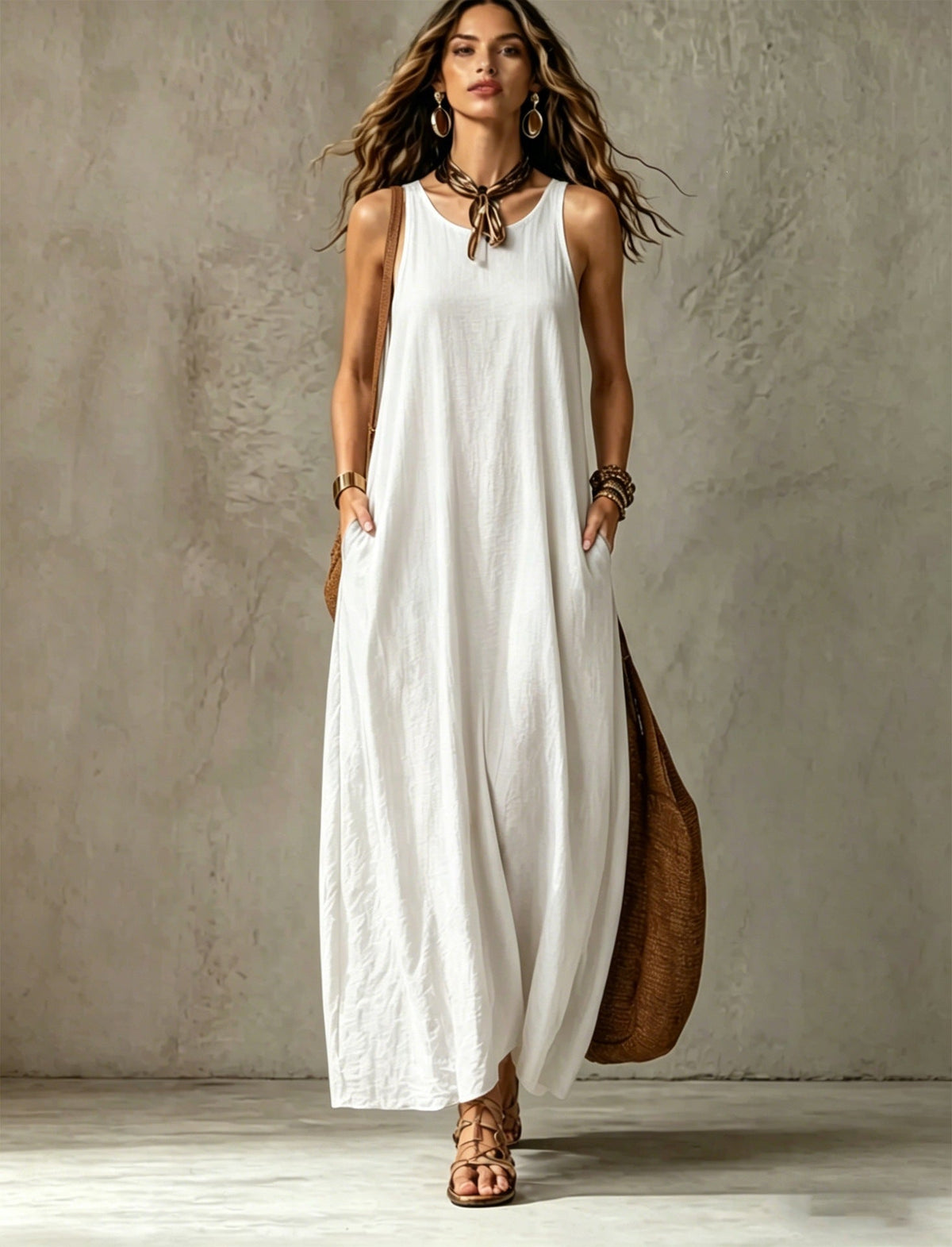 Resort Loose Fit Maxi Dress