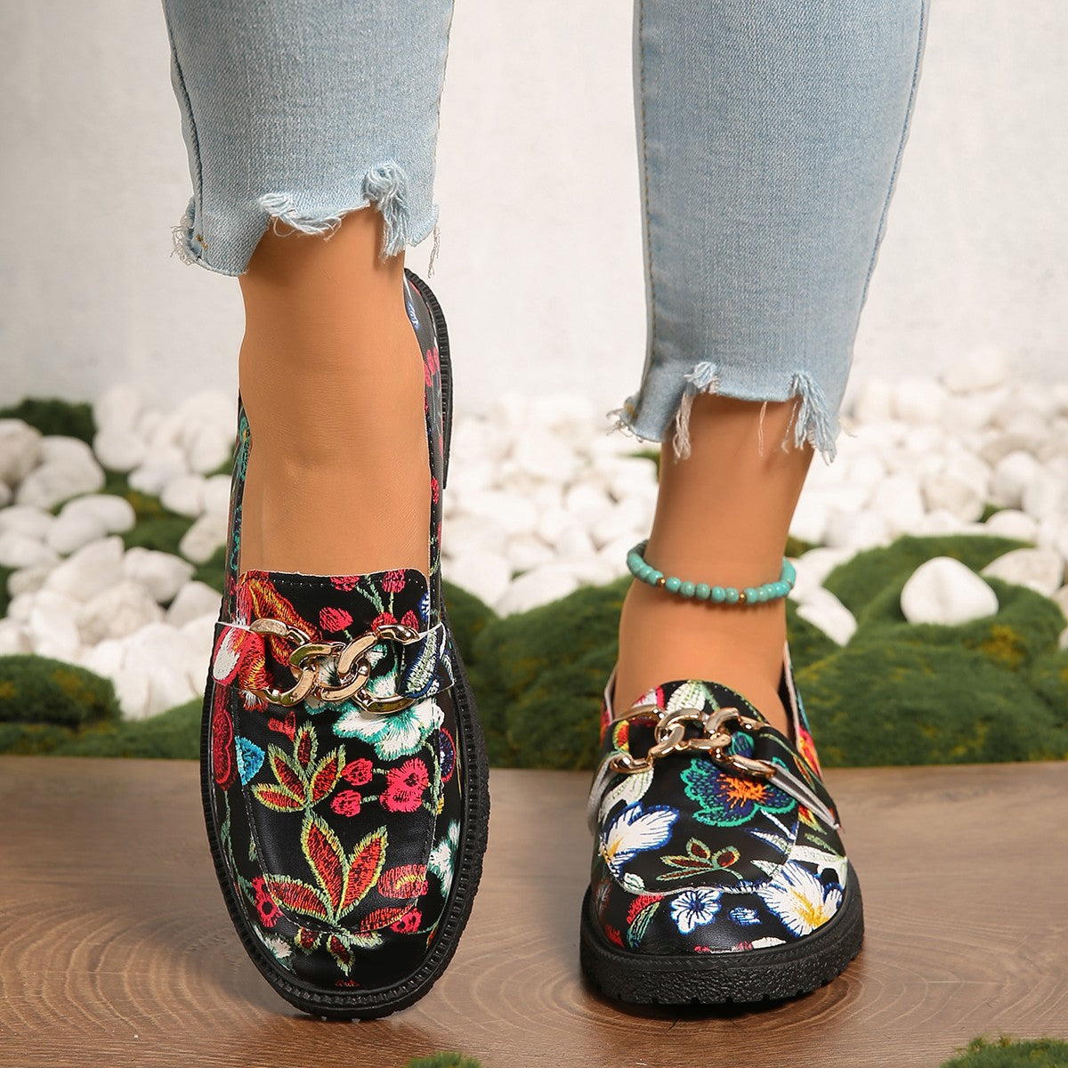 Camille Bold Multicolor Loafers