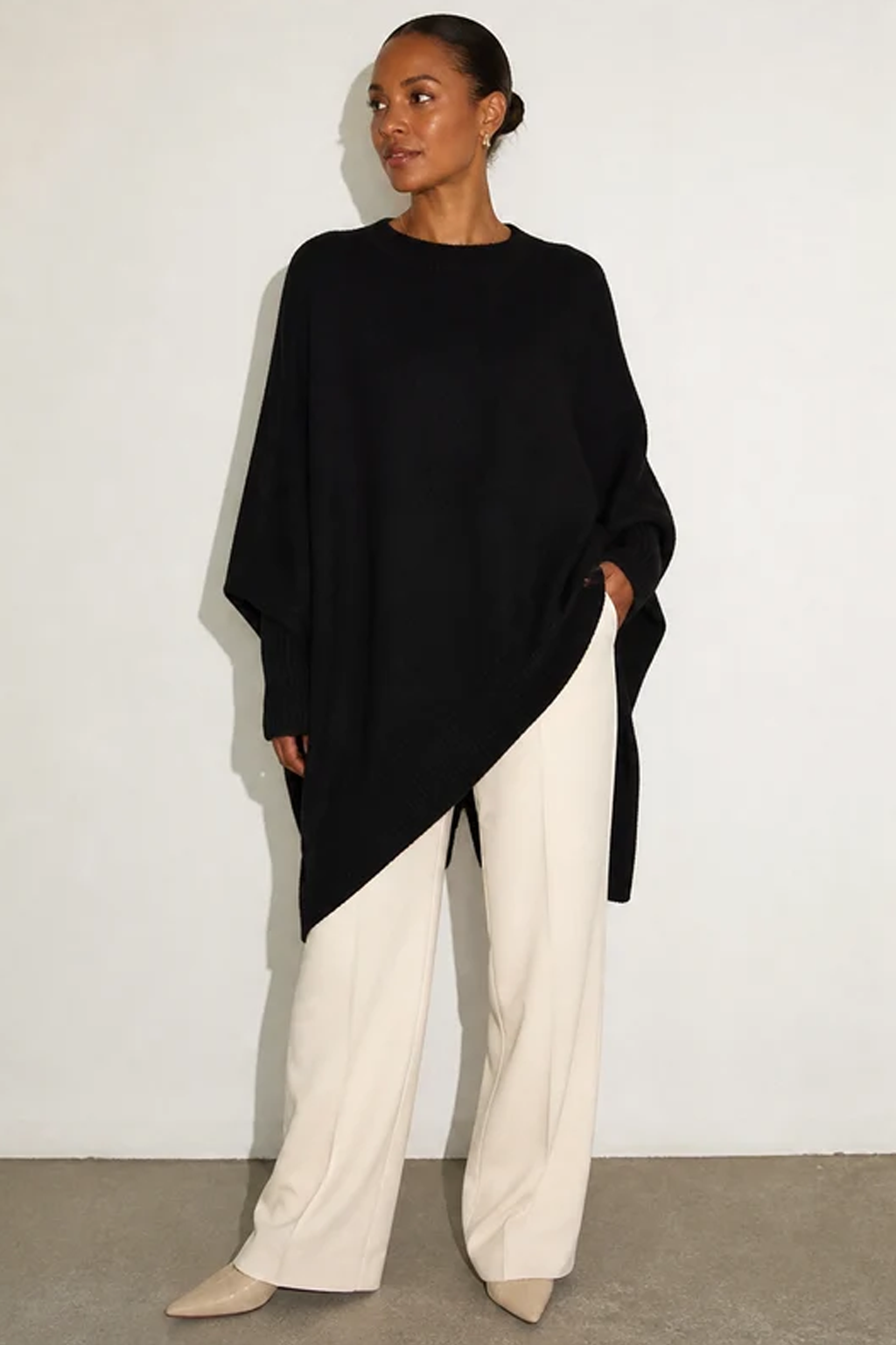 Oversized Round Neck Pullover Knitwear