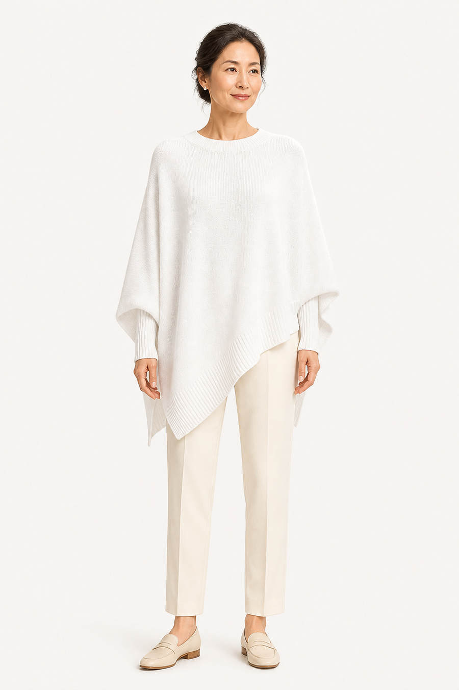 Oversized Round Neck Pullover Knitwear
