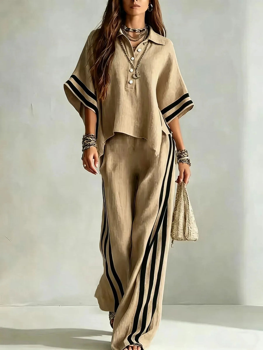 Marlena Wide Leg Pants Set