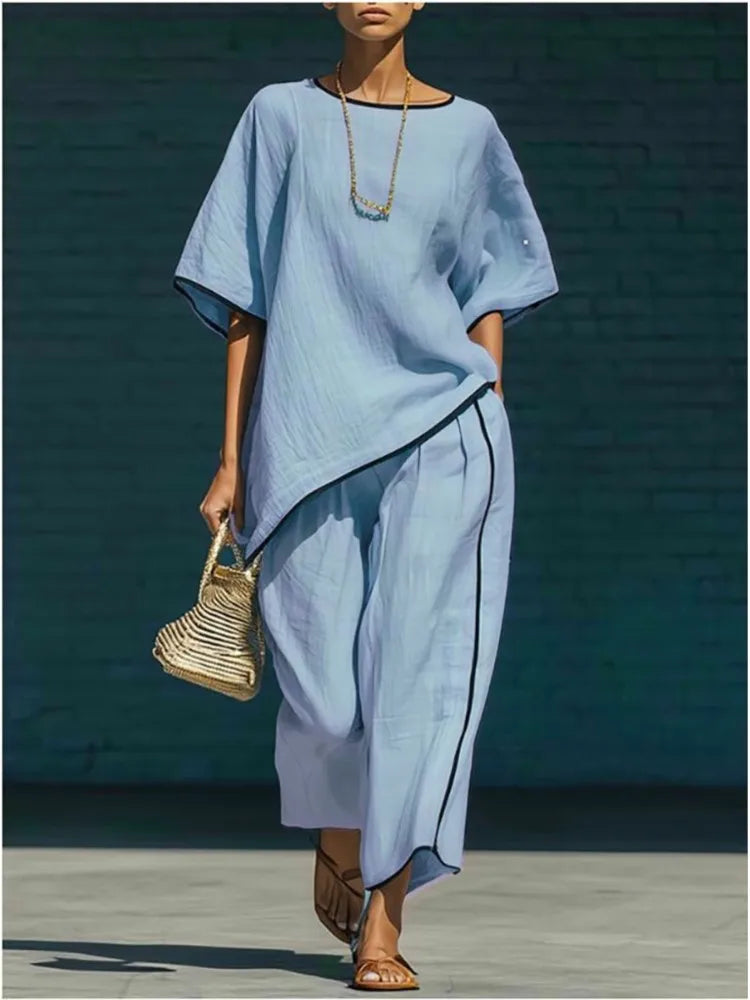 Loose-Fit Pants Set