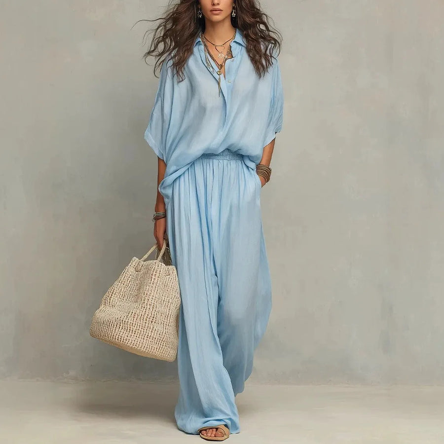 Delphine Summer Pants Set
