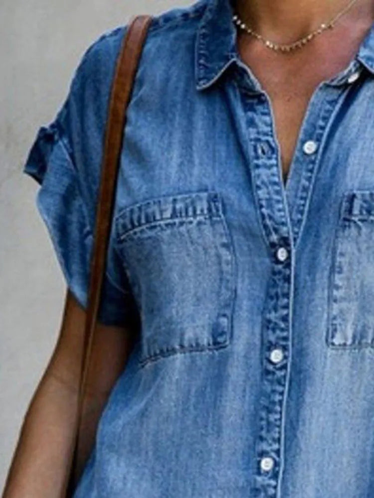 Julia Denim Summer Dress