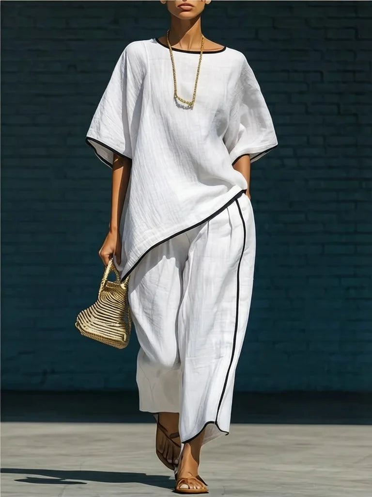 Loose-Fit Pants Set