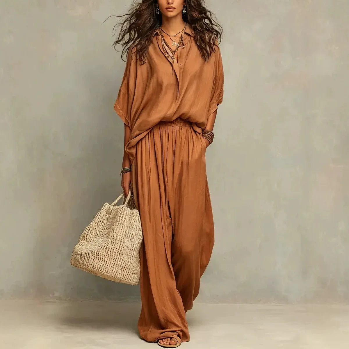 Delphine Summer Pants Set