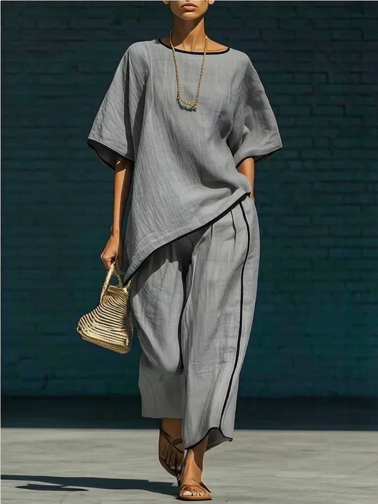 Loose-Fit Pants Set