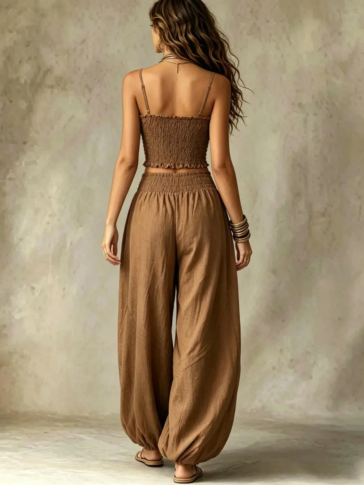 Harlow Wide-Leg Pants Set