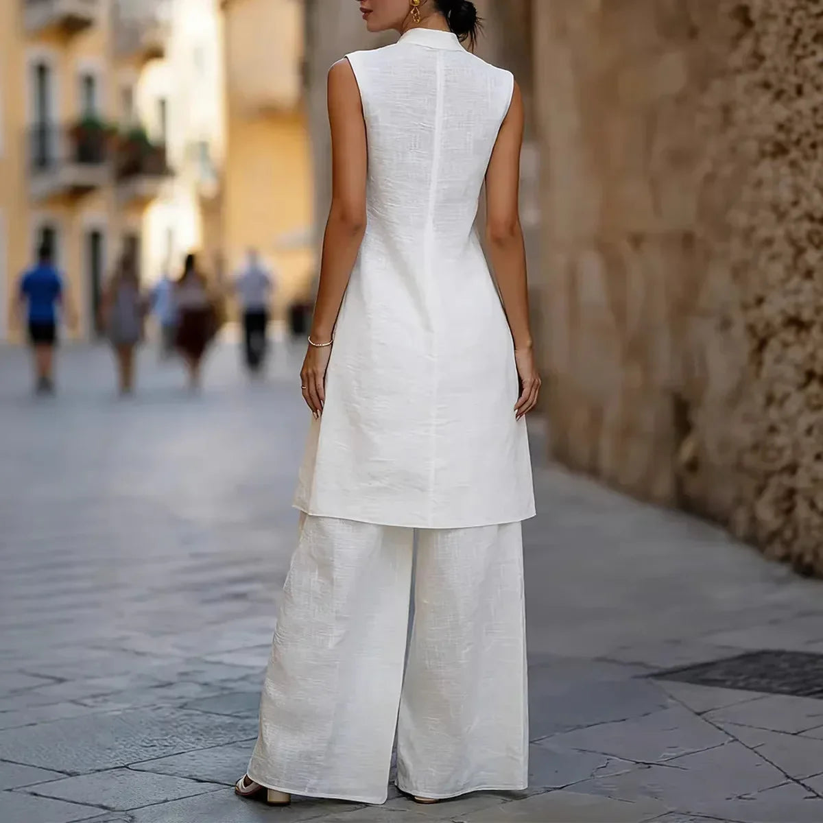 Sophisticated Wide-Leg Set