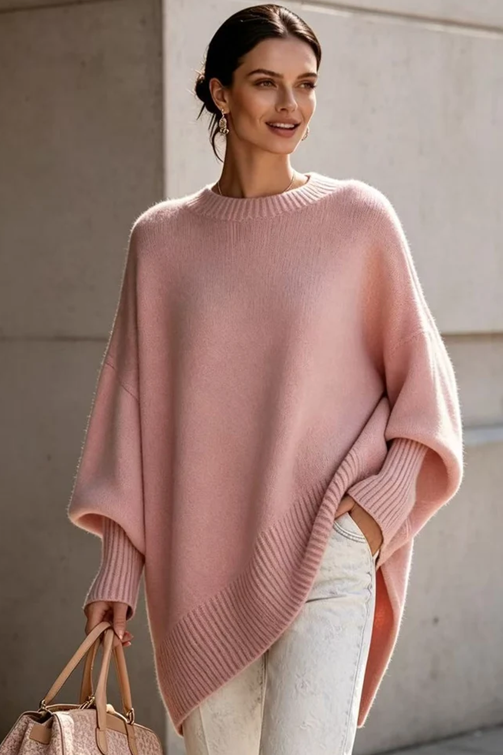 Stylish Soft Knit Oversized Jumper