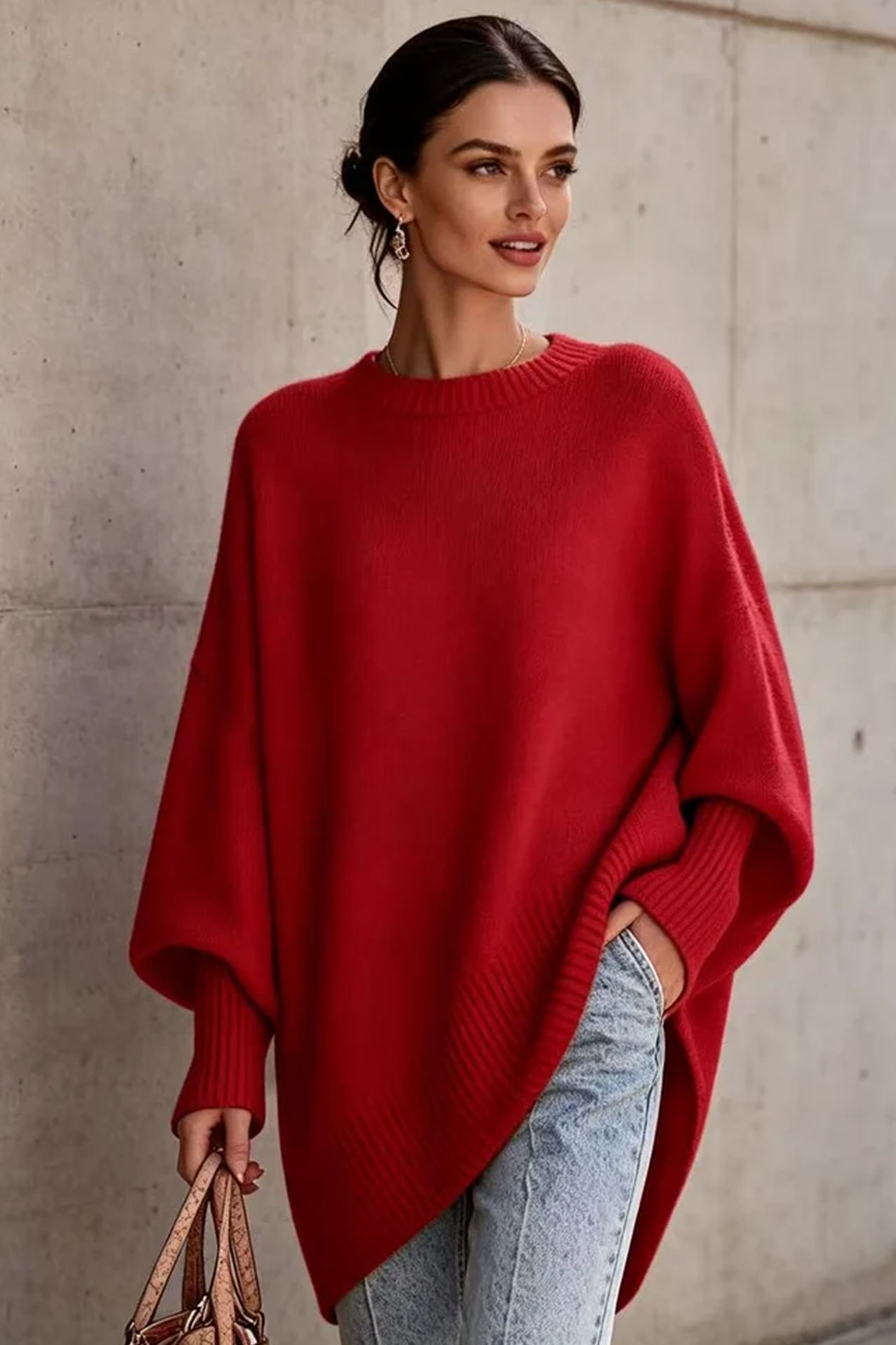 Stylish Soft Knit Oversized Jumper