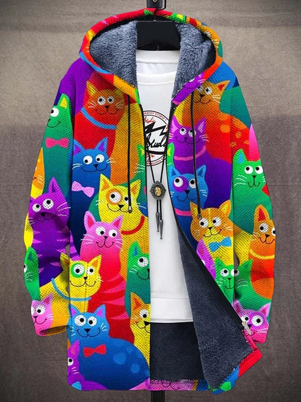 Tayari Luxurious Doodle Cat Cardigan