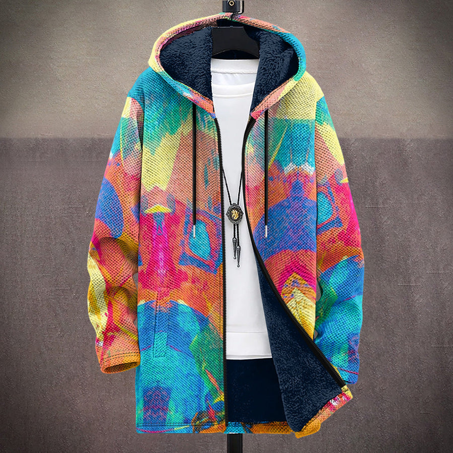 Tiarna Abstract Palette Zip Hoodie