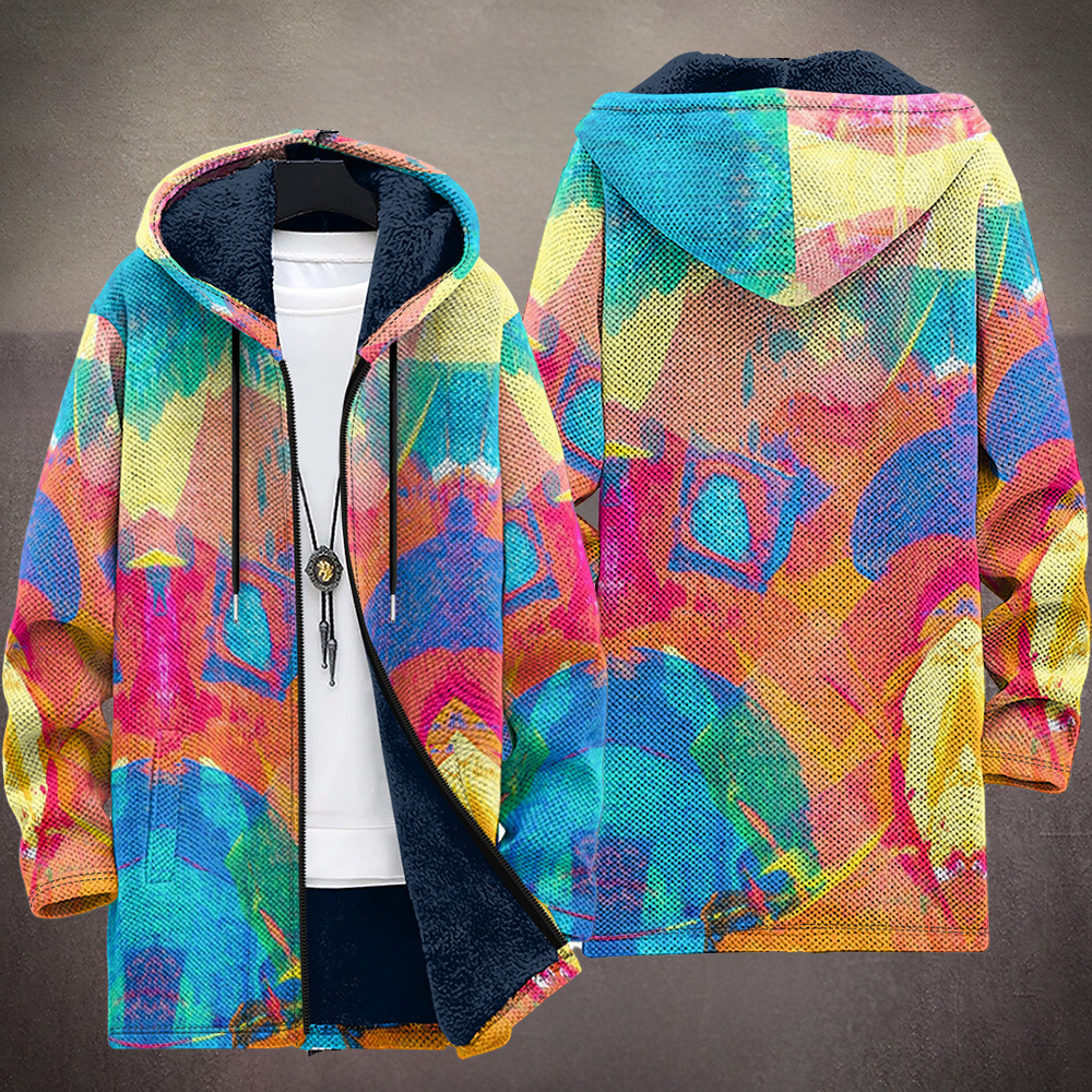 Tiarna Abstract Palette Zip Hoodie
