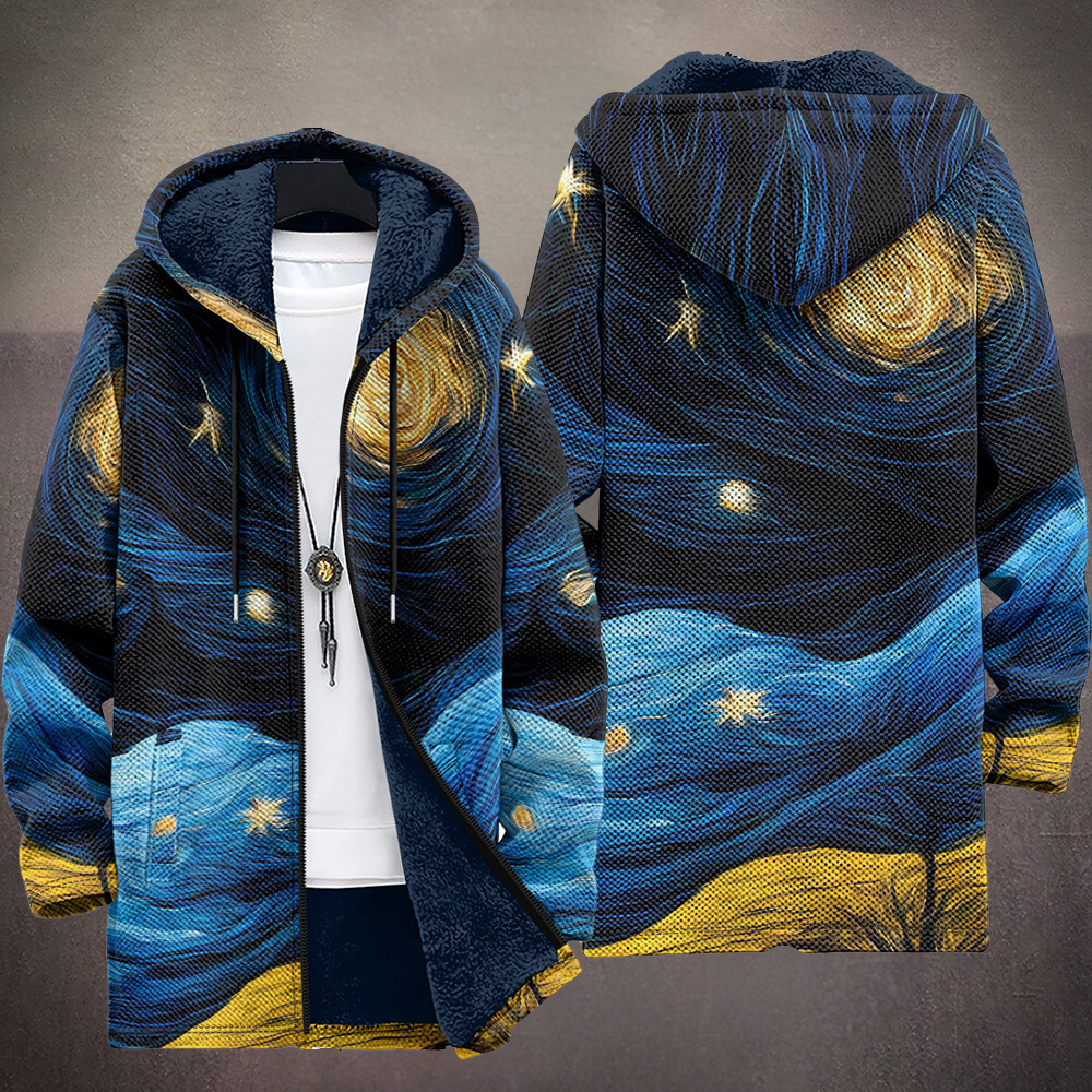Starry Night Art Inspired Cardigan