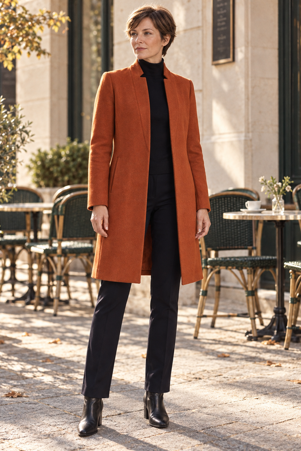 Women's Longline Slim Coat