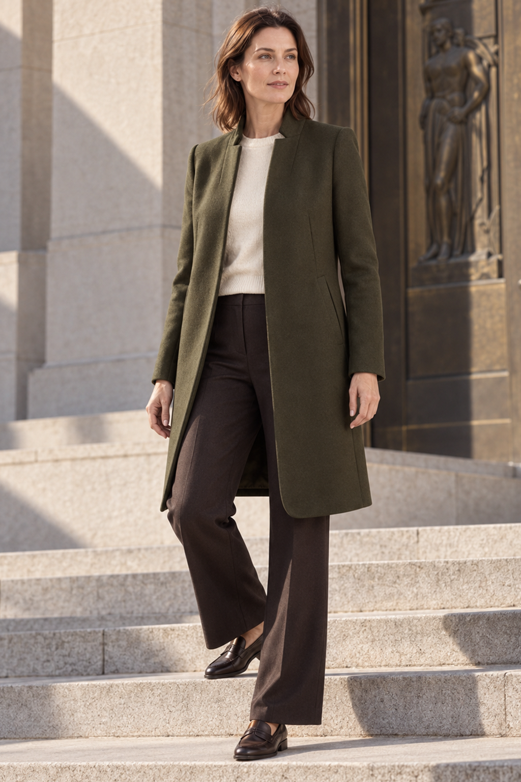 Women's Longline Slim Coat