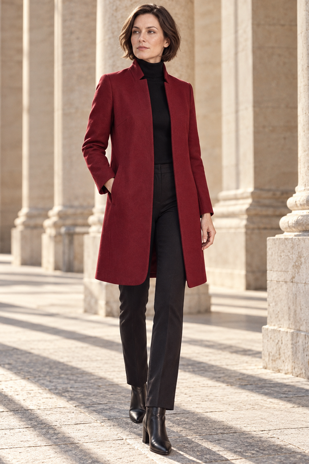 Women's Longline Slim Coat