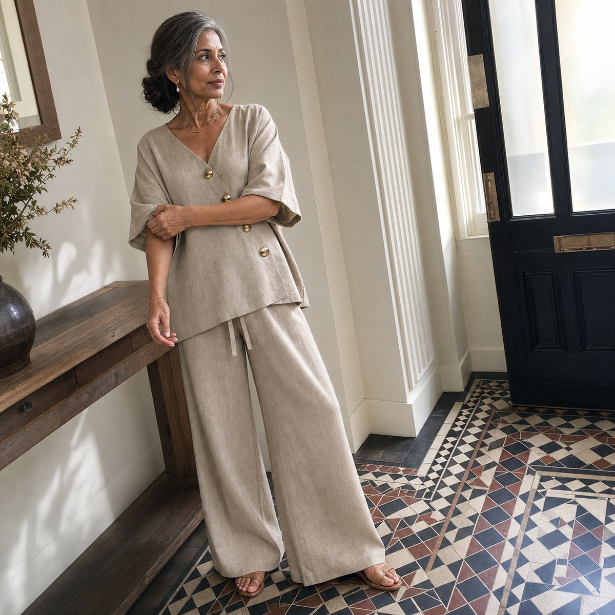Wynonna Wide Leg Pants Set