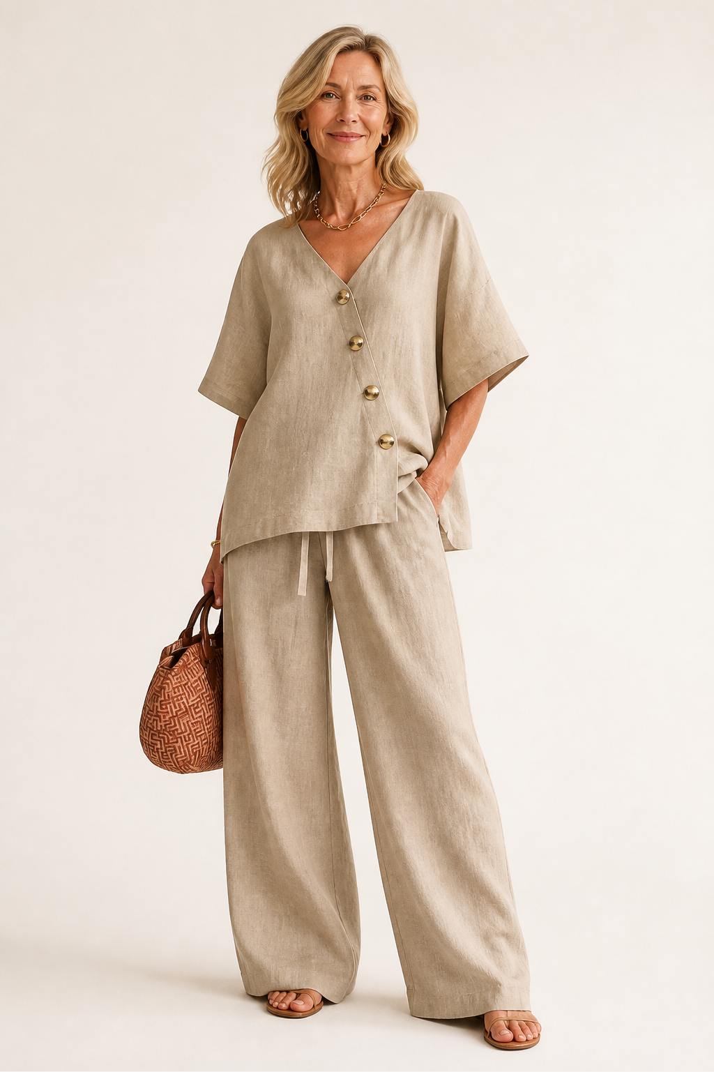 Wynonna Wide Leg Pants Set