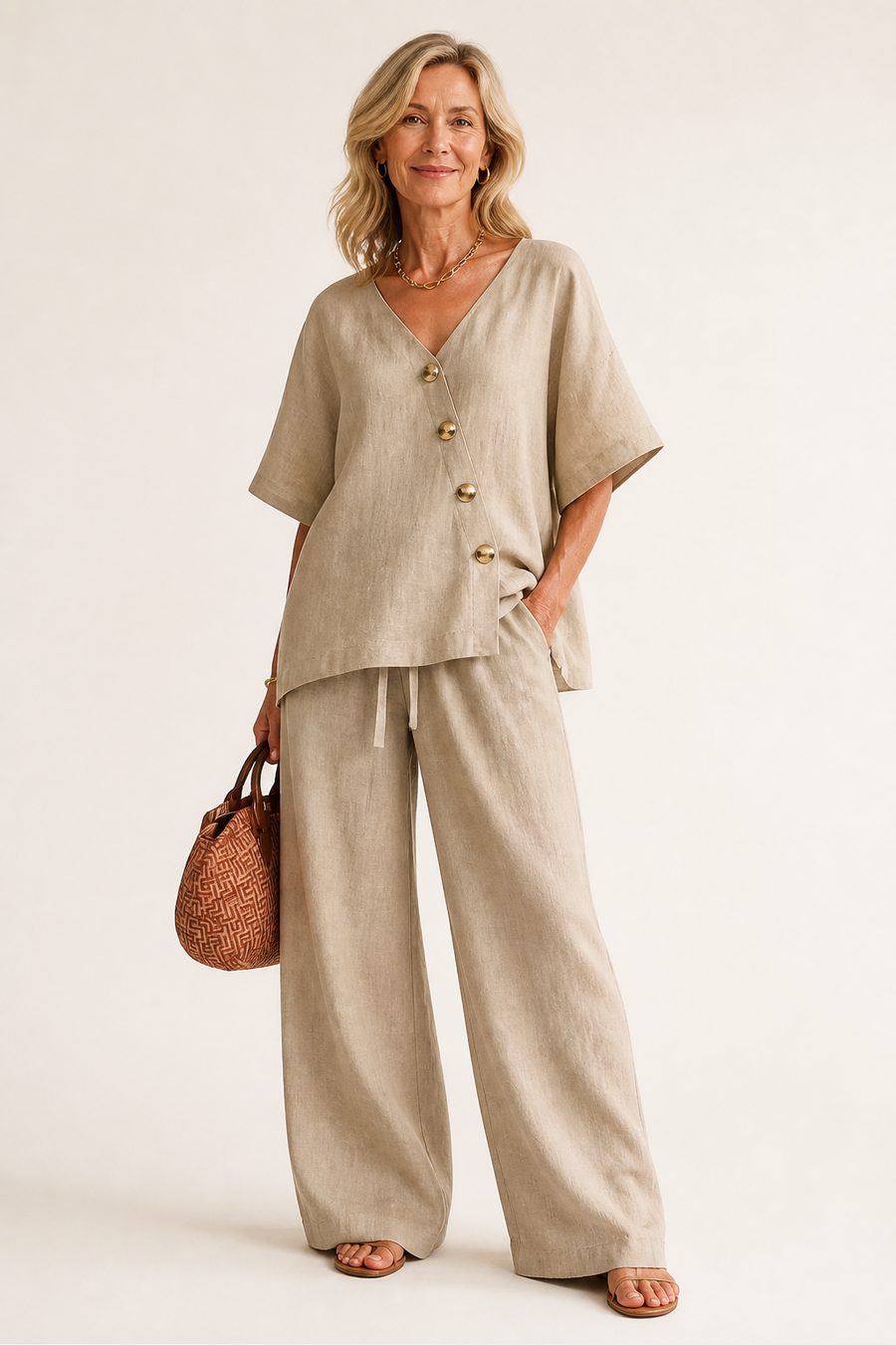 Wynonna Wide Leg Pants Set