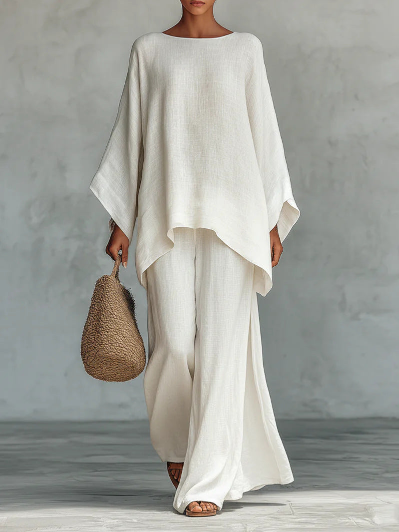 Flowy Top And Pants Set