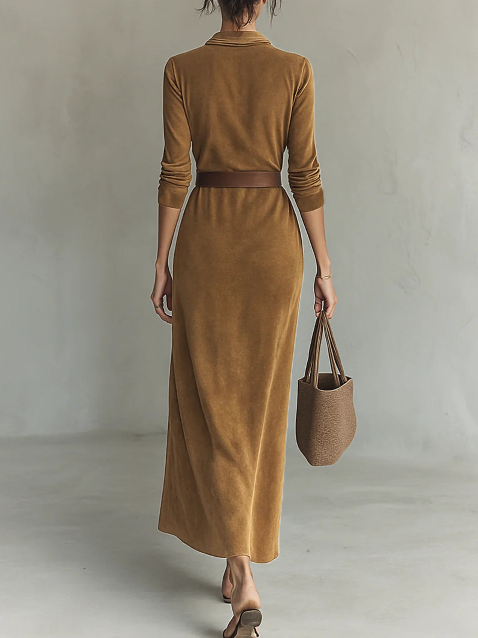Shirt-style Maxi Dress