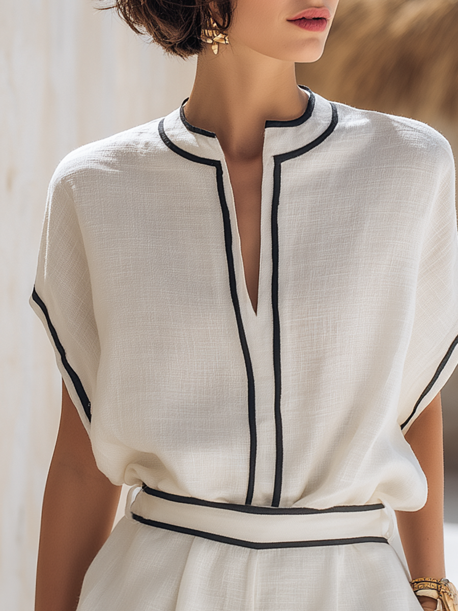 Tencel Resort Shorts Set