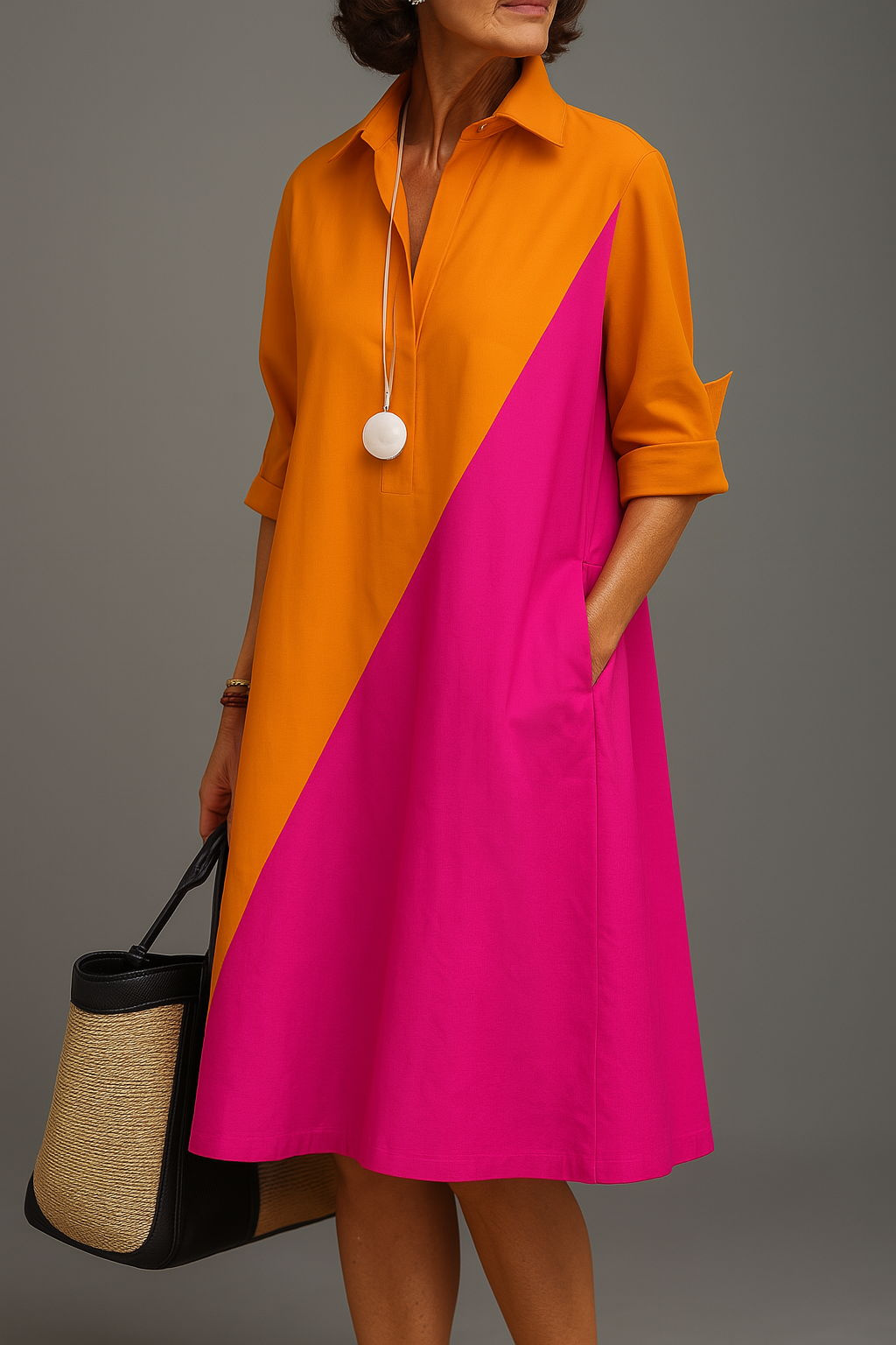 Kayla Stylish and Carefree Midi Dress