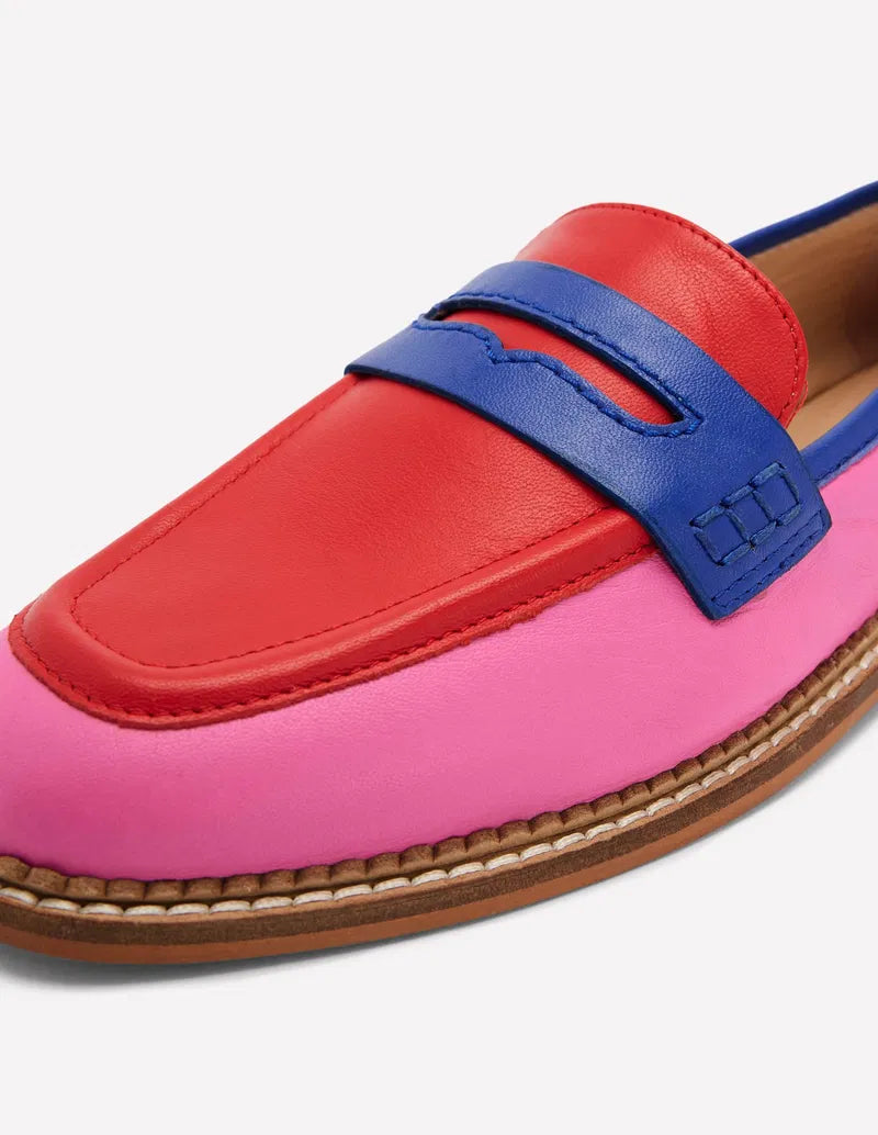 Vivian Colour Block Loafers