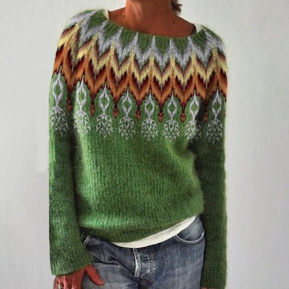 Rosalie Retro Wool Jumper
