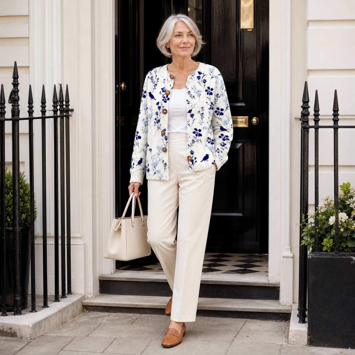 Vynora Floral Bird Cardigan