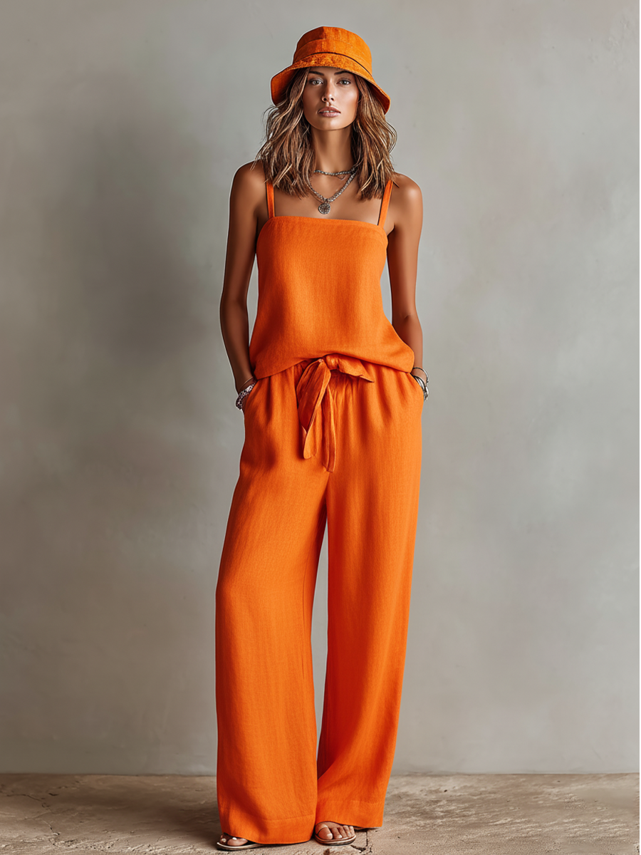 Cami Wide-Leg Pants Set