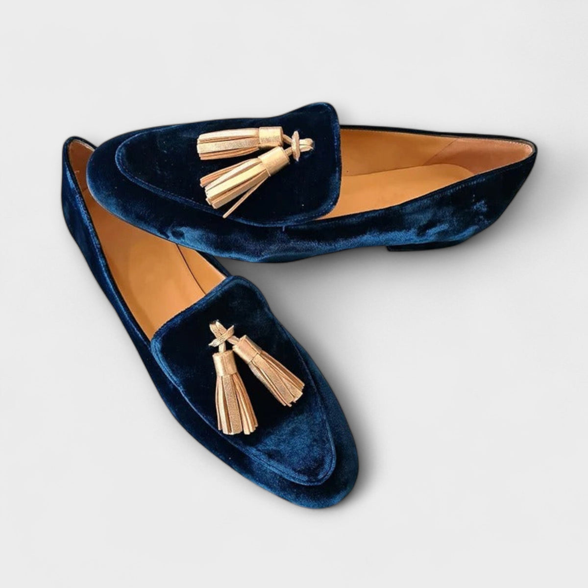Celeste Vintage-Inspired Loafers with Tassels