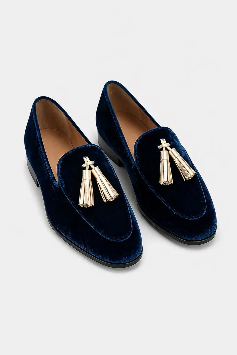 Celeste Vintage-Inspired Loafers with Tassels