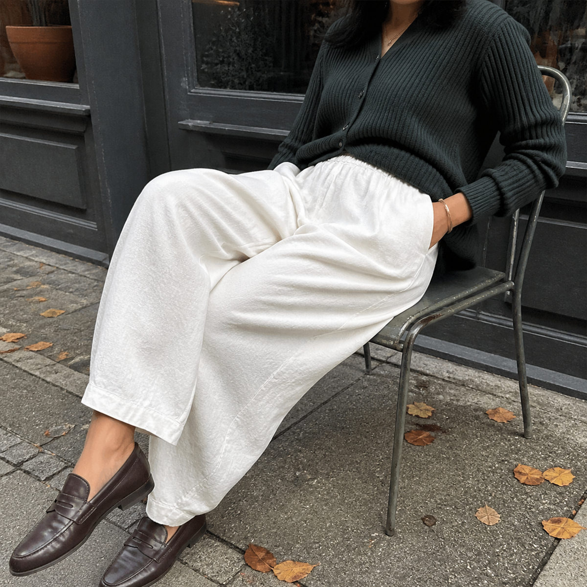 Loose-fit Linen Pants