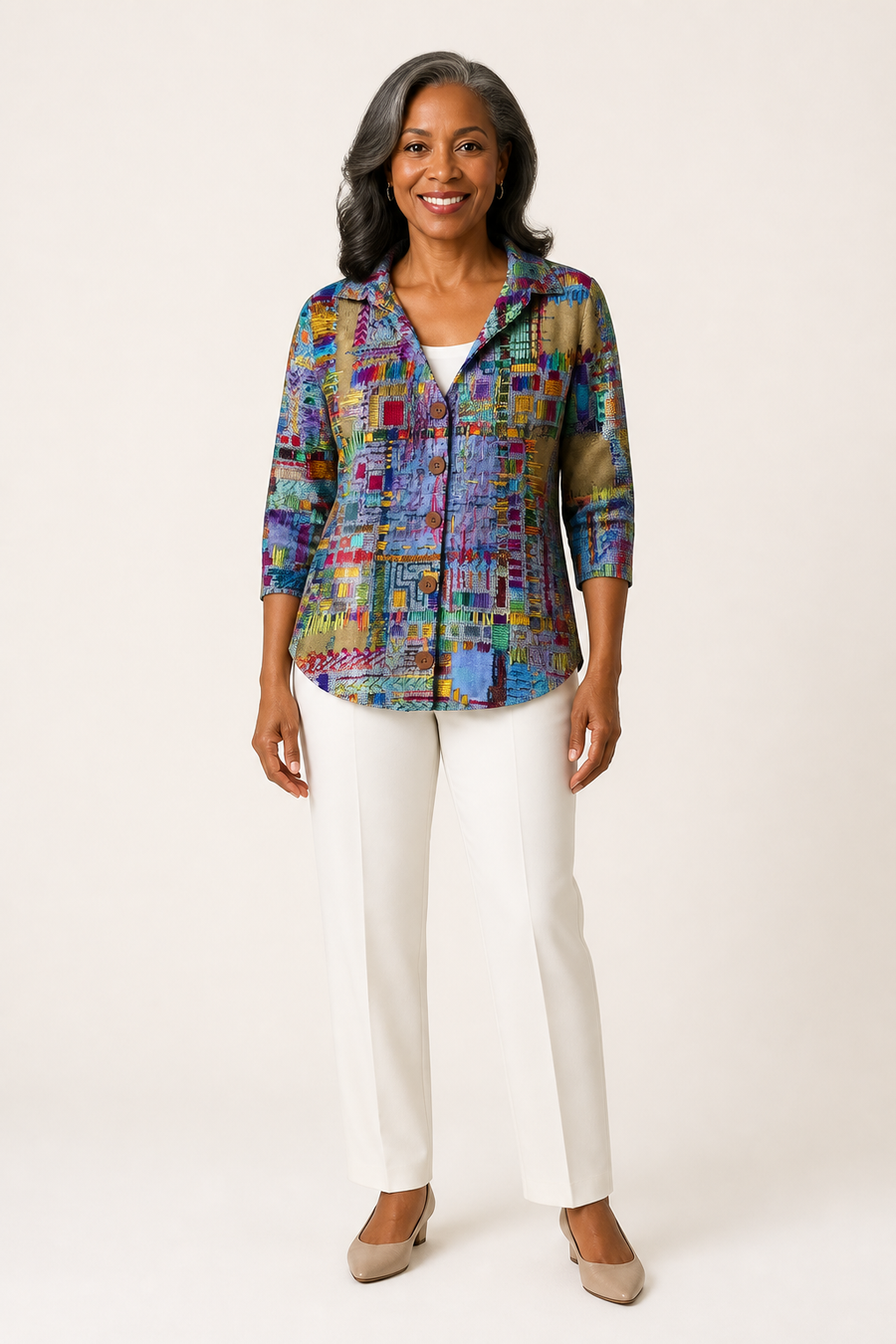 Patchouli Artistic Cardigan