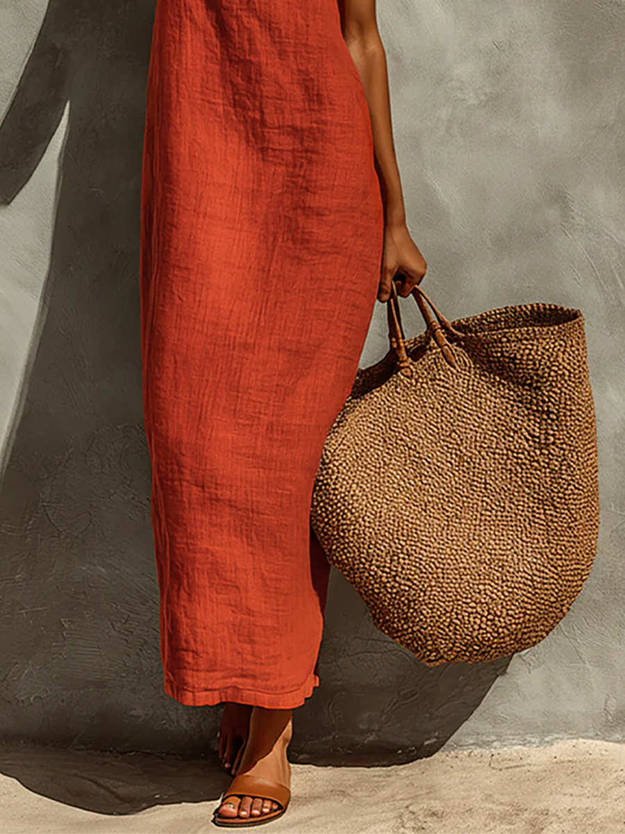 Spaghetti Straps Maxi Dress