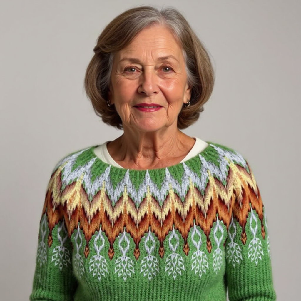 Rosalie Retro Wool Jumper