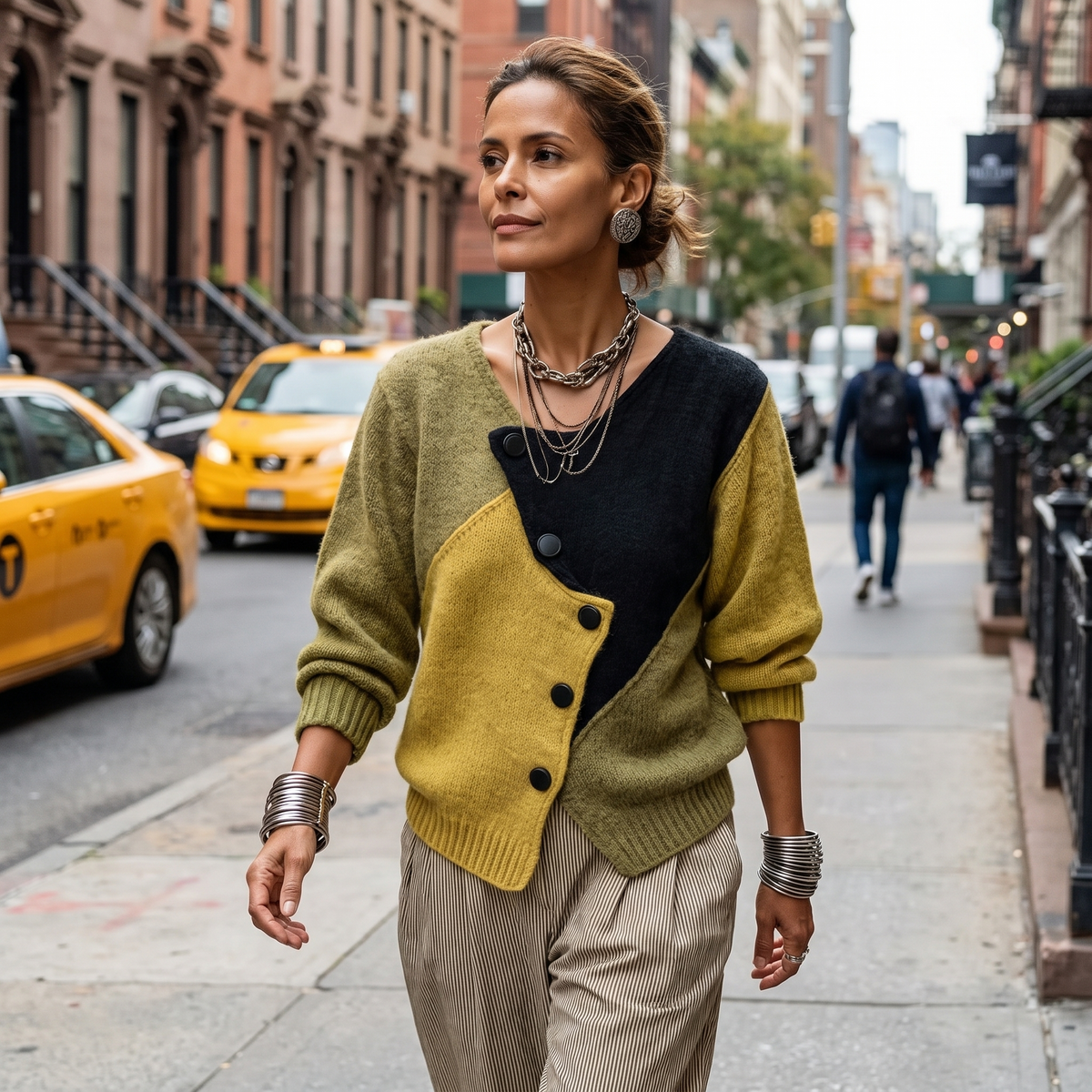 Weston™ Color-Block Knit Cardigan