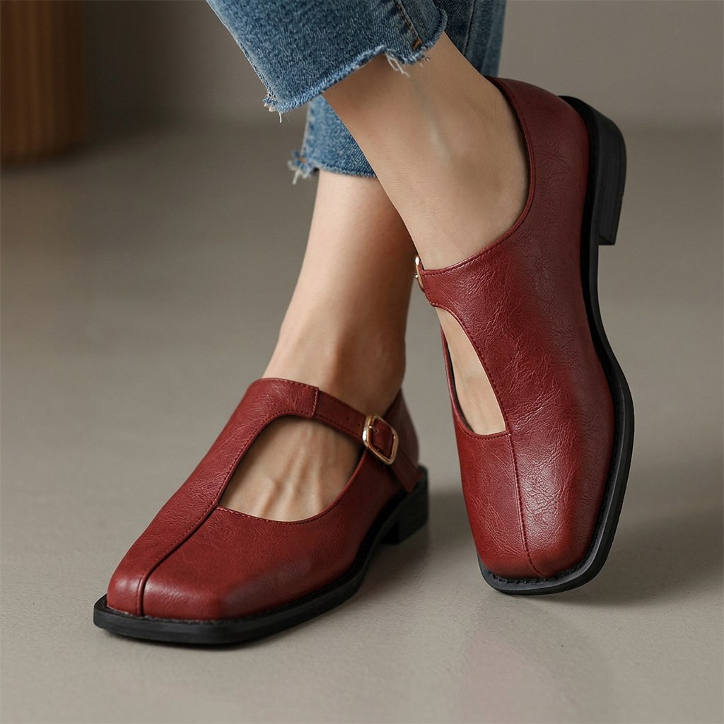 Rosalie Comfort Leather Flats