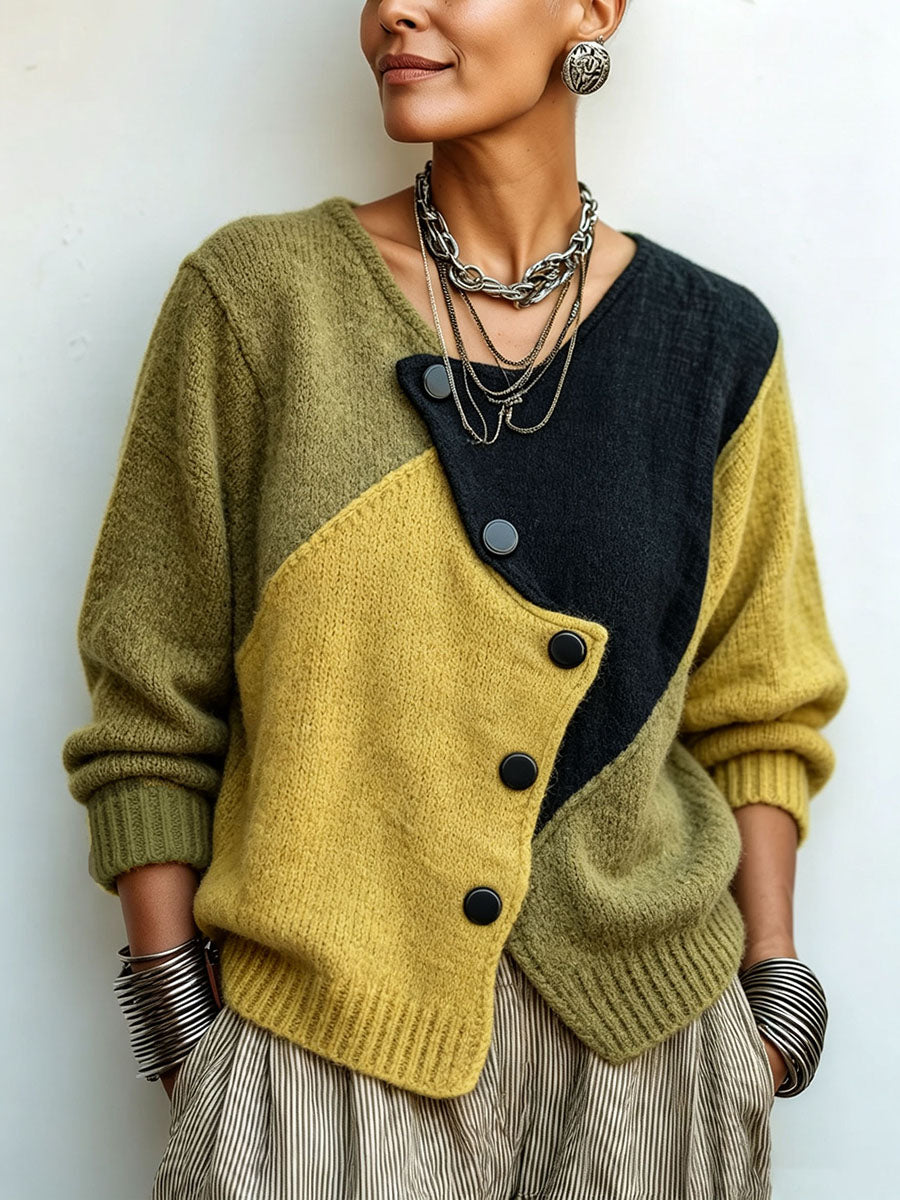 Weston™ Color-Block Knit Cardigan