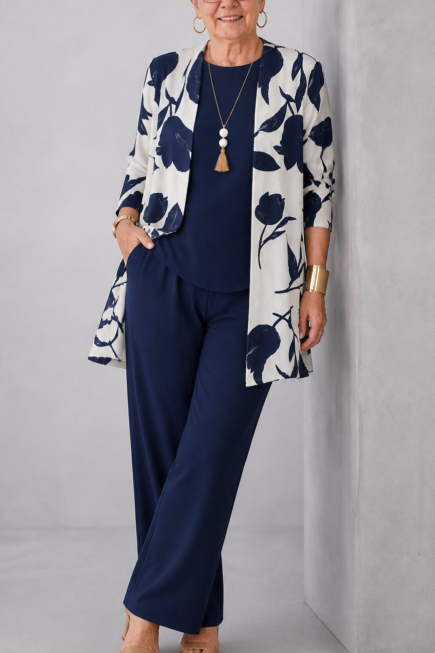 Catherine 3-Piece Pants Set